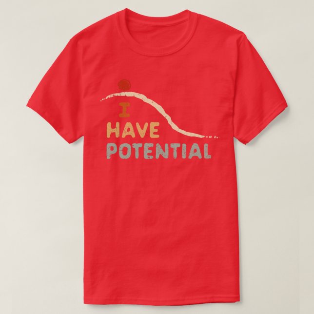 Jag har potential t shirt (Design framsida)