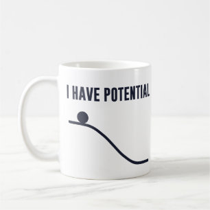 Jag har potentiell energi kaffemugg