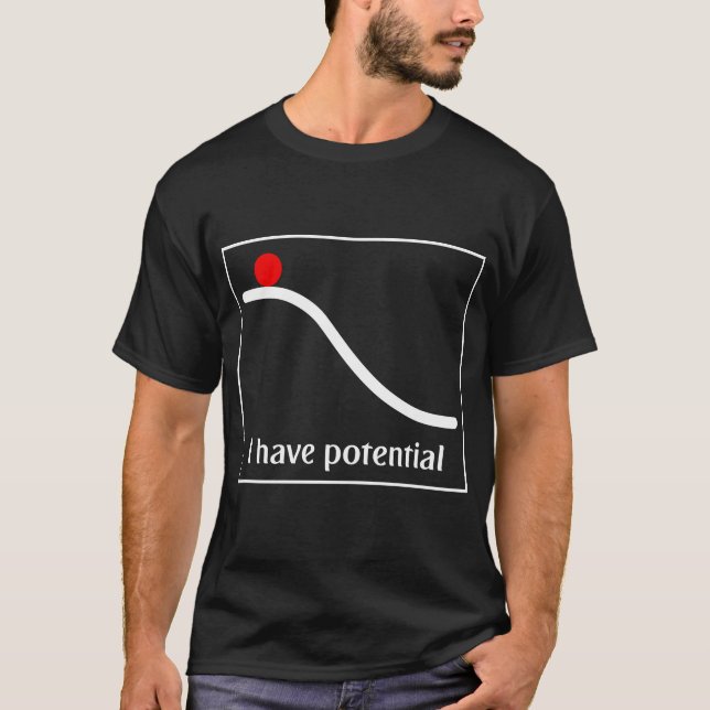 Jag har potentiell energibesparande fysisk t shirt (Framsida)