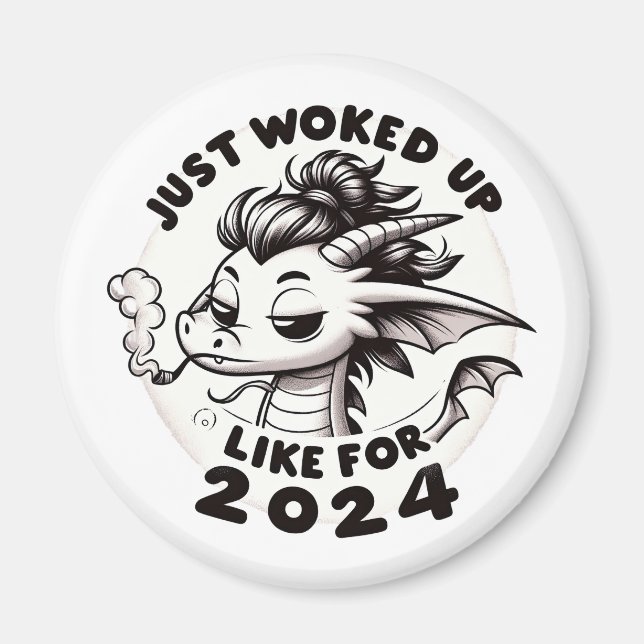 Jag har precis arbetat på 2024 magnet (Framsidan)