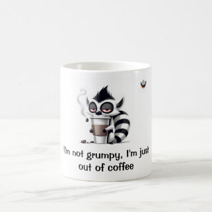 Jag har precis slut på kaffe kaffemugg