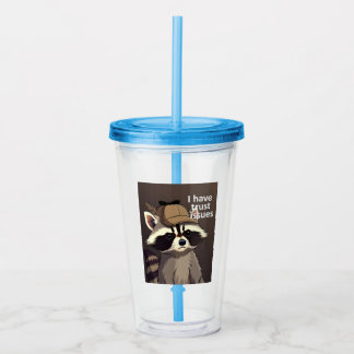 Jag Har Problem Med Förtroende Raccoon Tumbler | R Take Away Mugg