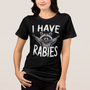 Jag har Rabies Opossum Retro T Shirt