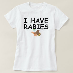 Jag har Rabies underliga design - humoristisk mini T Shirt