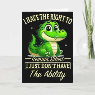 Jag Har Rätt Att Vara Tyst Jag Har Bara Inte Kort