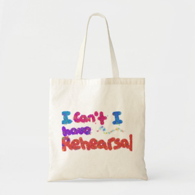 Jag har repetition att hänga lös tygkasse (Framsidan)