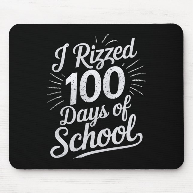 Jag har rizerat 100 dagar med 100 dagars skoldag musmatta (Framsidan)
