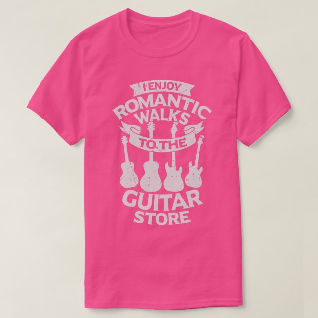 Jag har Romc Walks till Guitar Store T Shirt (Design framsida)