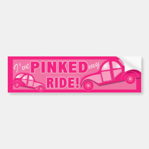 Jag har ROSAT min RITT för förare som älskar ROSA! Bildekal
