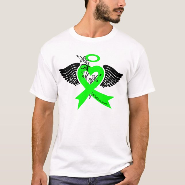 Jag har rymt en ängel (lymfkörtelcancercancer) tee (Framsida)