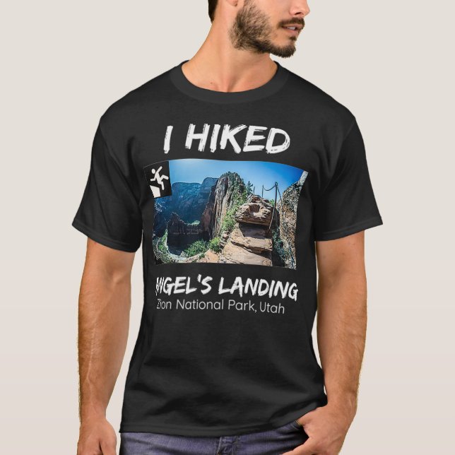Jag har satt Änglar i landning Zion National Park  T Shirt (Framsida)