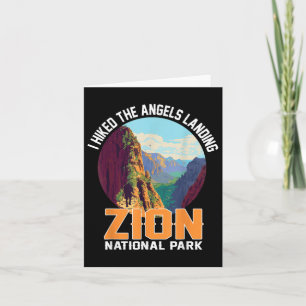 Jag har satt upp Änglar Landing Zion National Park Kort