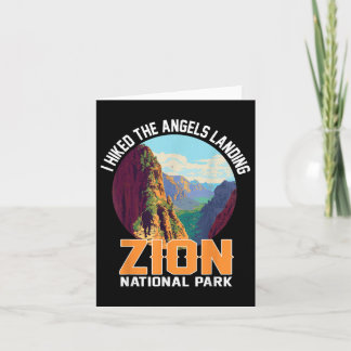 Jag har satt upp Änglar Landing Zion National Park Kort