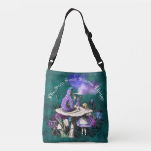 Jag har sett en konstig Sak Alice i Wonderland Axelväska