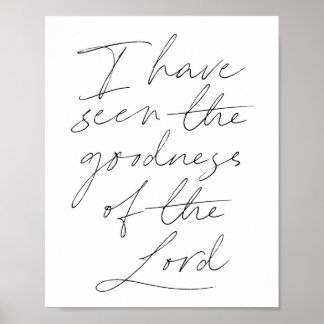Jag har sett godhet på Lord Script Poster