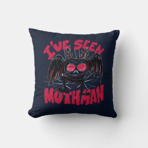 Jag har sett Mothman Funny Cryptid Gift Kudde