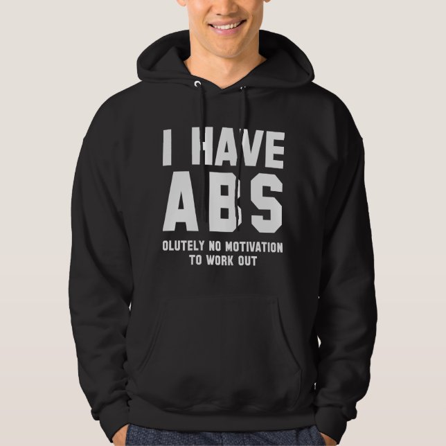 Jag Har Sexpack Hoodie (Framsida)