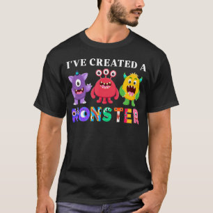 Jag har skapat en liten Monster Barns födelsedag P T Shirt