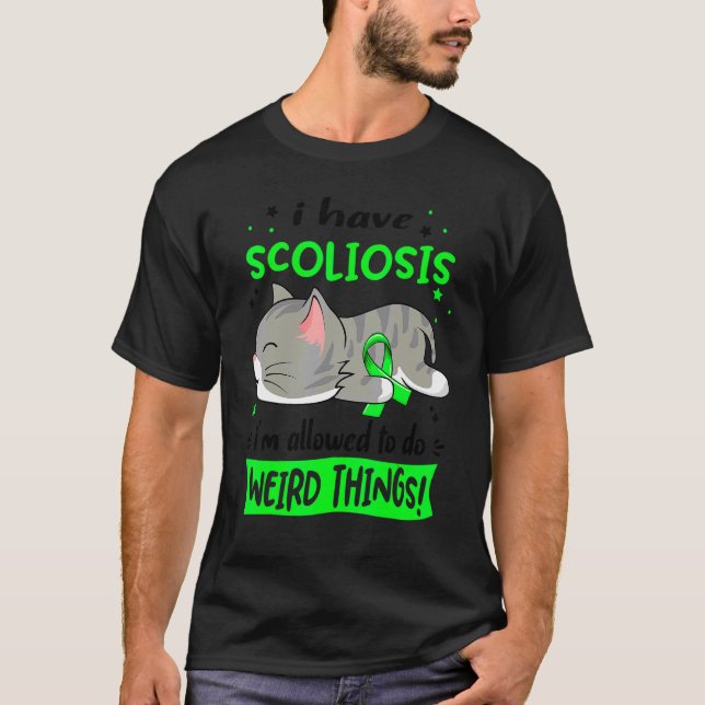 Jag har skolios att göra Konstig Sak T Shirt (Framsida)
