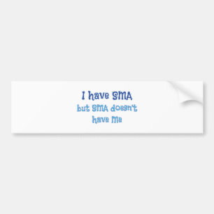 Jag har SMA - blått Bildekal