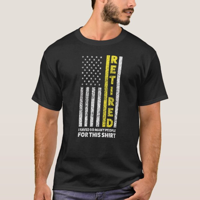 Jag har sparat så många 911-utsändningsoperat t shirt (Framsida)