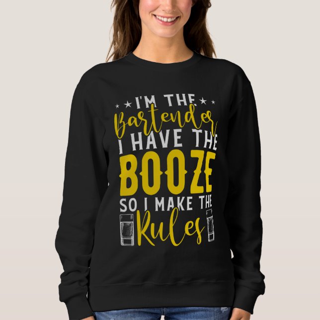 Jag har Sprit Bartender Cocktail T Shirt (Framsida)