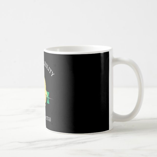 Jag Har Stabilitet Rolig Kyckling Flebotomi Tech P Kaffemugg (Höger)