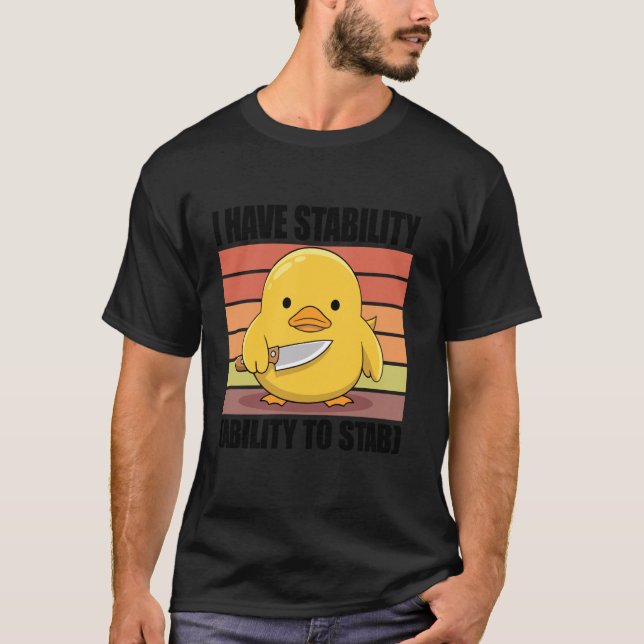 Jag Har Stabilitetsförmåga Att Sticka T Shirt (Framsida)
