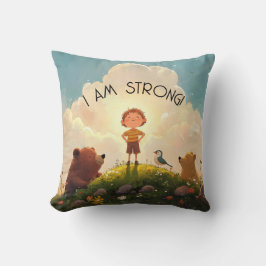 Jag har starka bojor. kudde