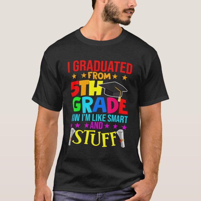 Jag har studerat från 5:e Klass Studenten T Shirt (Framsida)