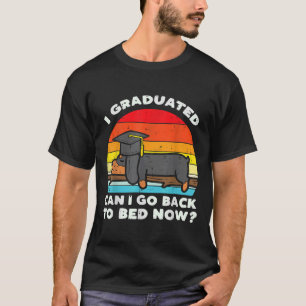 Jag har studerat på Hund i Bed Dachshund T Shirt