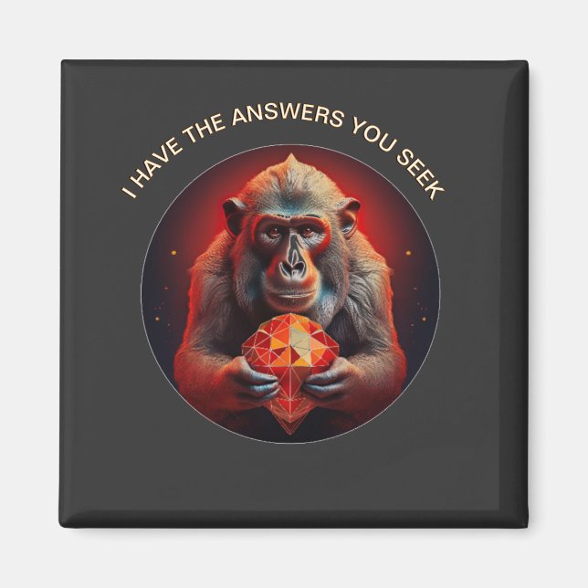 Jag har svaren du söker magnet (Framsidan)