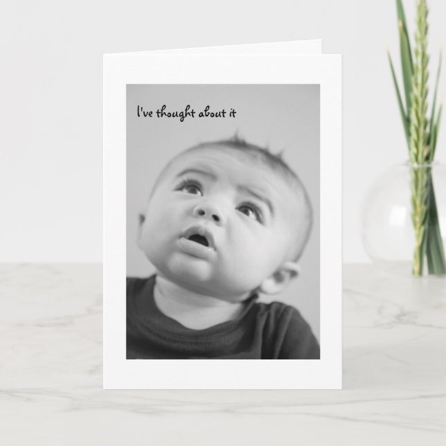 Jag har tänkt på det kort (Framsida)
