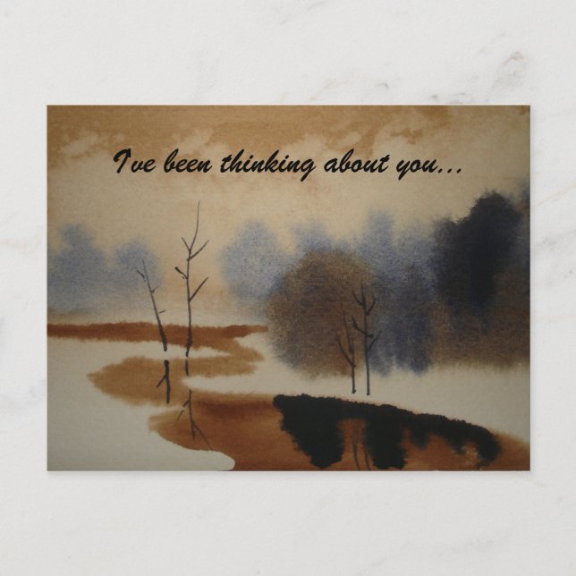 Jag har tänkt på dig.. Postkortsvän Vykort (Framsida)