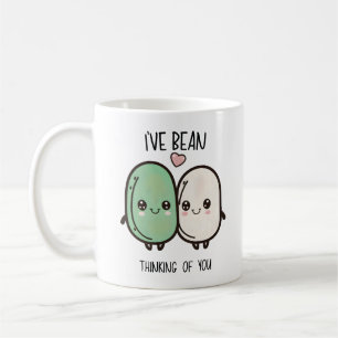 Jag har tänkt på dig Valentines day Food Pun Kaffemugg