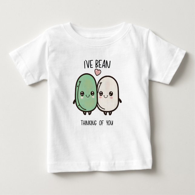 Jag har tänkt på dig Valentines day Food Pun T Shirt (Framsida)