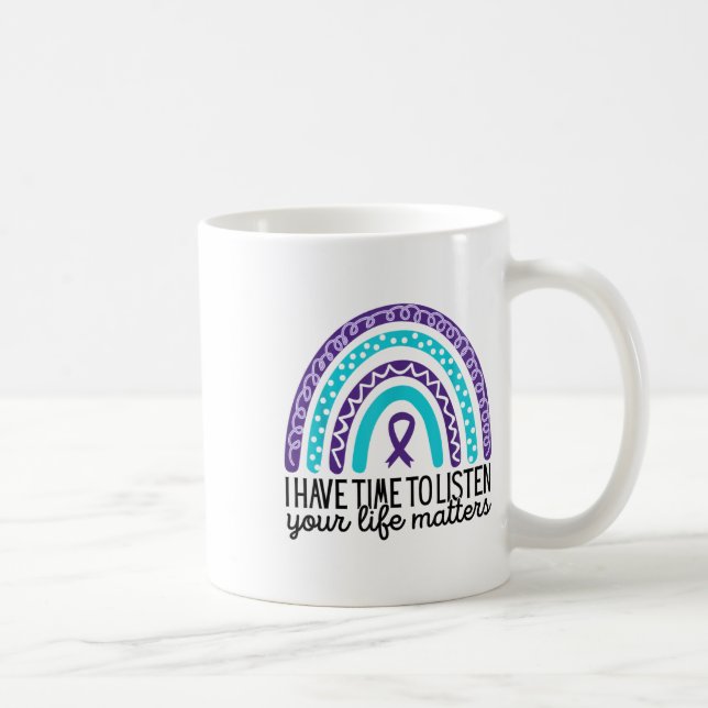 Jag Har Tid Att Lyssna, Medvetenhet om Självmordsf Kaffemugg (Höger)