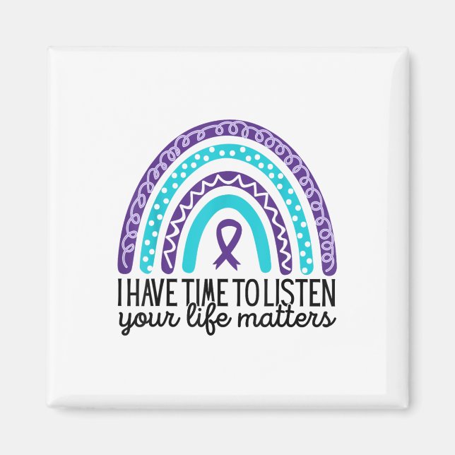 Jag Har Tid Att Lyssna, Medvetenhet Om Självmordsf Magnet (Framsidan)