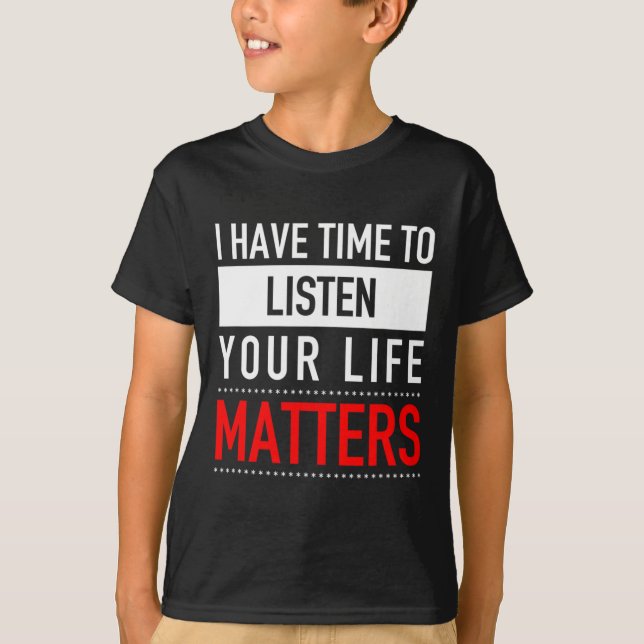 Jag har tid att lyssna på dina livsproblem - själv t shirt (Framsida)