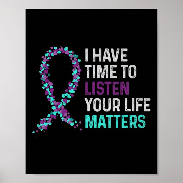 Jag har tid att lyssna på psykiskt självmord poster (Framsidan)