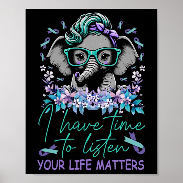 Jag har tid att lyssna på självmord i livet. poster (Framsidan)