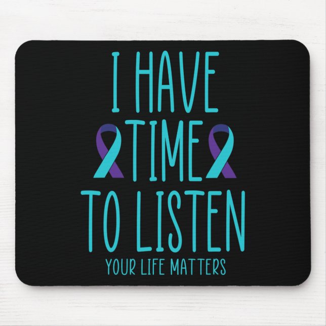 Jag har tid att lyssna på självmordsmedvetande Men Musmatta (Framsidan)