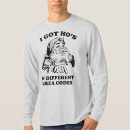Jag Har Tjej i Olika Områdeskoder Rolig Jul T-shirt