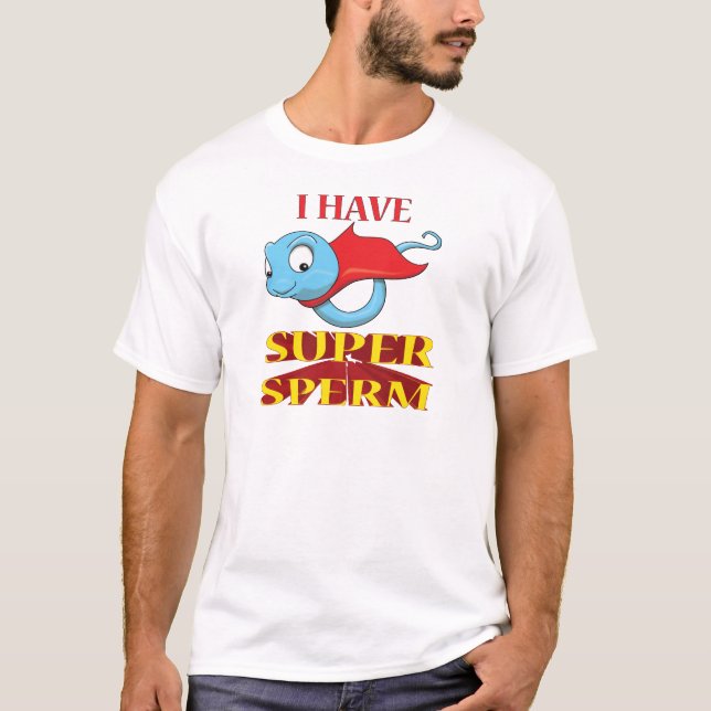 JAG HAR TOPPEN SPERMA TEE (Framsida)