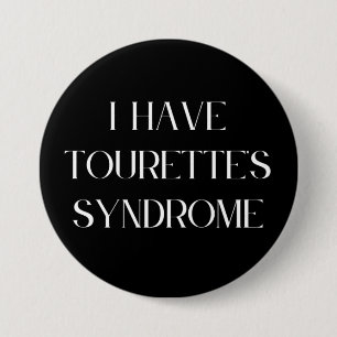 Jag har Tourettes syndrom Knapp