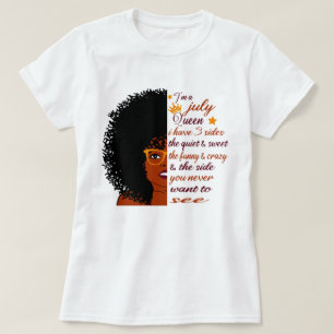 Jag har tre sidor på födelsedagsvallen t shirt