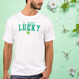 Jag har tur i har som matchar gravid meddelande t shirt