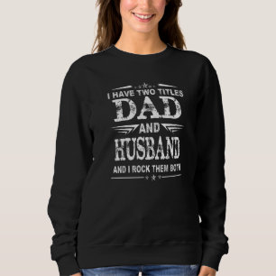 Jag har två avdelningar Pappa och Make Fars dag T Shirt