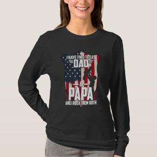 Jag har två avdelningar Pappa och Pappa Manar, ame T Shirt