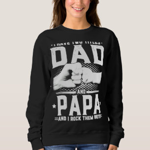 Jag har två avdelningar Pappa och Pappa och jag St T Shirt